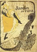 Henri de toulouse-lautrec Jane Avril to the Jardin the Paris oil on canvas